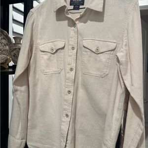 Filson cream colored button down Shirt